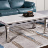 Gandhi Silver/White Coffee Table