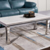 Gandhi Silver/White Coffee Table