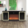 Cali Black TV Stand