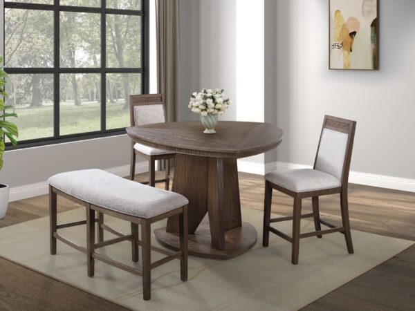 Clive Brown Dining
4 Pc Set (CDT+2 DS+CDB)