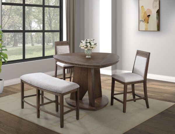 Clive Brown Dining4 Pc Set (CDT+2 DS+CDB)