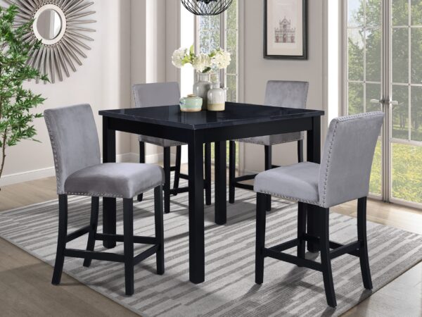 Leo Black/Gray 5 Piece