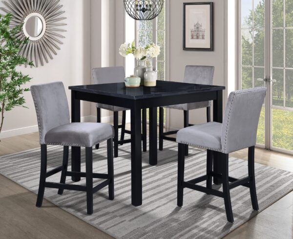 Leo Black/Gray 5 Piece