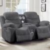 Flint Gray Sofa + Loveseat Set