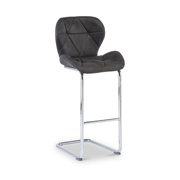 Crystal Barstool Black