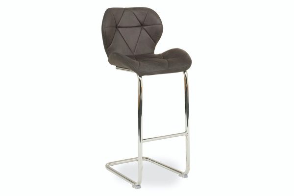 Crystal Barstool Black