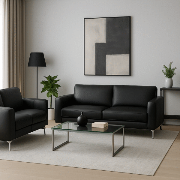 NORUEGA SOFA SET Black