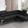Athena Sectional Black Right