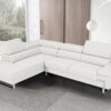 Athena Sectional White Left