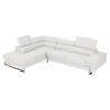 Athena Sectional White Left