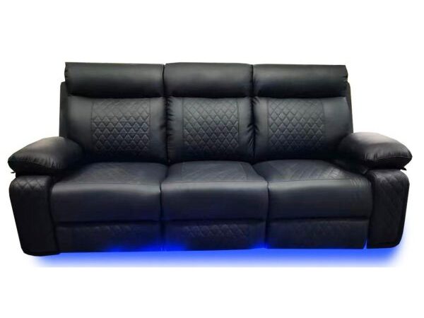 BALTIMORE POWER RECLINER SOFA BLACK