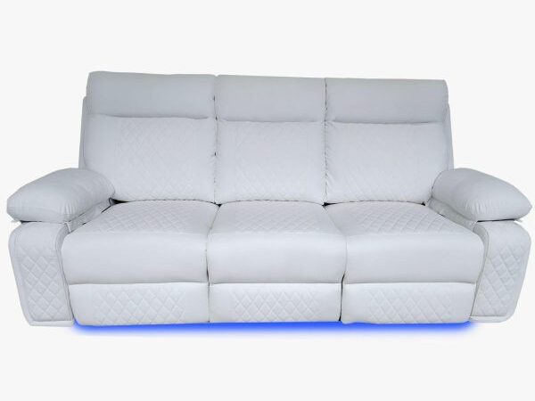 BALTIMORE POWER RECLINER SOFA WHITE