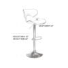 Pub Barstool White