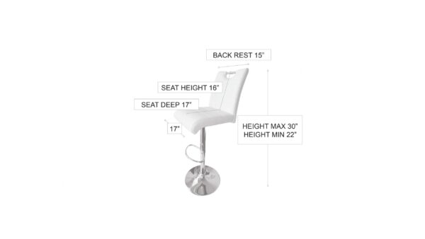 Rio Barstool WHITE
