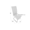 Oswaldo Dining Chair White