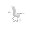 Philly Dining Chair White 6759-1