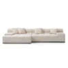 Midtown Sectional Cream LEFT
