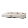 Midtown Sectional Cream LEFT