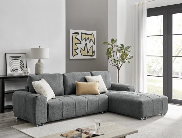 ROMA Sectional Dark Grey ? LEFT