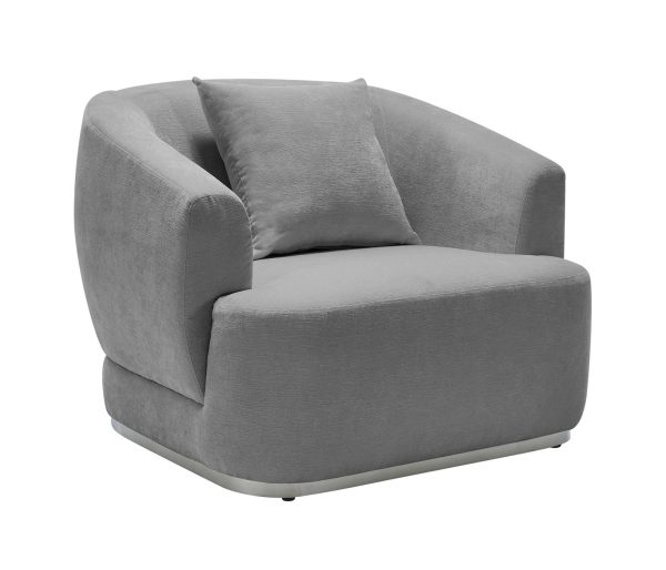 Monaco Accent Chair Grey