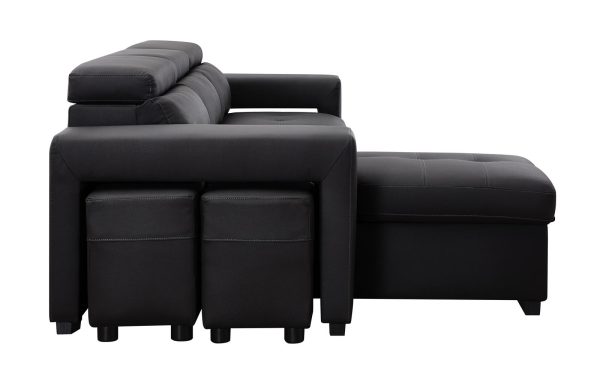 MILANO Sectional NEW 2025 Black