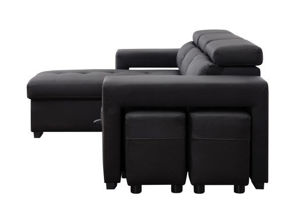 MILANO Sectional NEW 2025 Black