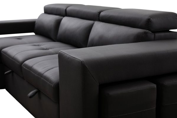 MILANO Sectional NEW 2025 Black