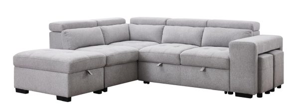 POSITANO Sectional NEW 2025 RIGHT Grey Fabric