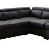 POSITANO Sectional NEW 2025 LEFT BLACK