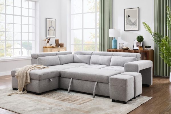 POSITANO Sectional NEW 2025 RIGHT Grey Fabric