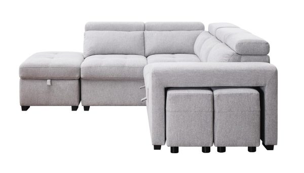 POSITANO Sectional NEW 2025 RIGHT Grey Fabric