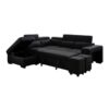 POSITANO Sectional NEW 2025 LEFT BLACK