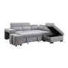 POSITANO Sectional NEW 2025 RIGHT Grey Fabric