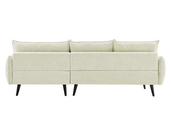 PARIS Sectional Light Beige LEFT