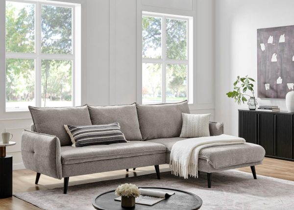 PARIS Sectional Dark Grey RIGHT