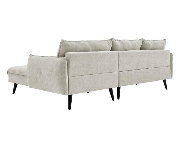 PARIS Sectional Light Grey RIGHT