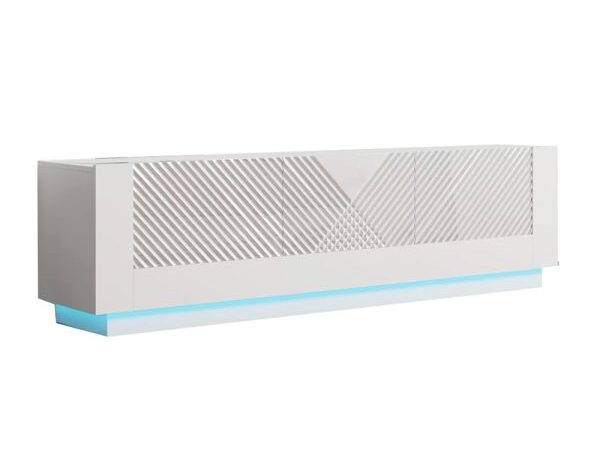 Colonia TV241 Stand LED Doors White Lacquer UV