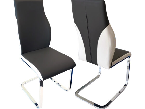 Crystal Dining Chair Black & White