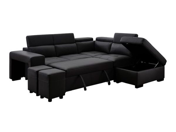 POSITANO Sectional NEW 2025 RIGHT BLACK