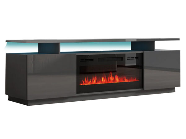 FIREPLACE TV101 TV Stand GREY