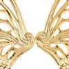 Butterfly Wings Sculpture // Chrome
