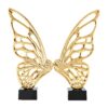 Butterfly Wings Sculpture // Chrome