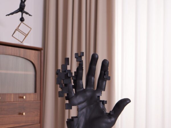 Pixel Hand // Matte Black