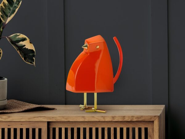 Bird Sculpture // Large Orange