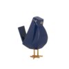 Bird Sculpture // Large Navy Blue