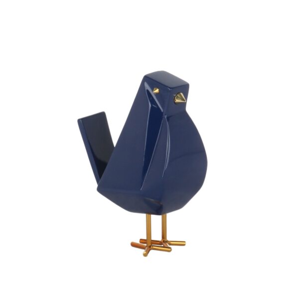 Bird Sculpture // Large Navy Blue