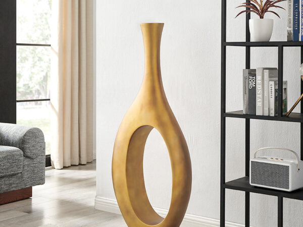 Trombone Vase Small // Matte Bronze