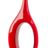 Trombone Vase // Small Red