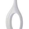 Trombone Vase // Small White