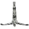 Diver 22" Wall Decor Sculpture // Chrome